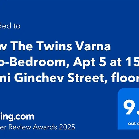 New The Twins Two-bedroom, 5 At 15 Tsani Ginchev Street, Floor 3 Apartamento Varna