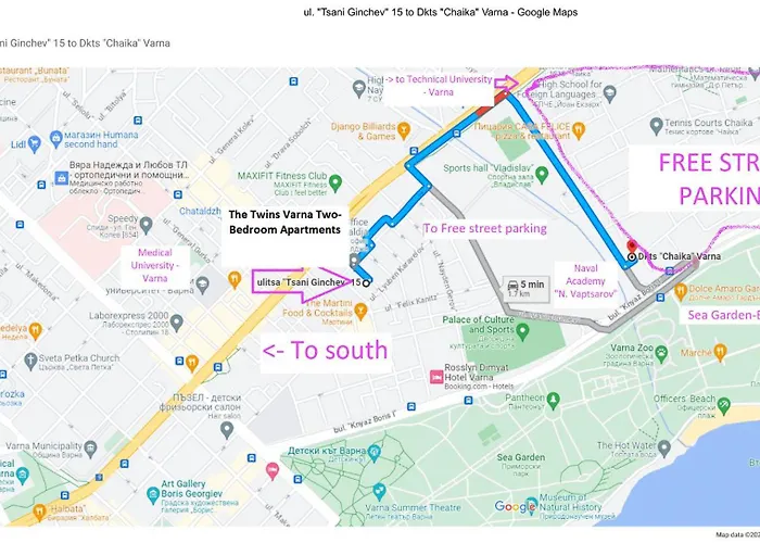Apartament New The Twins Two-bedroom, 5 At 15 Tsani Ginchev Street, Floor 3