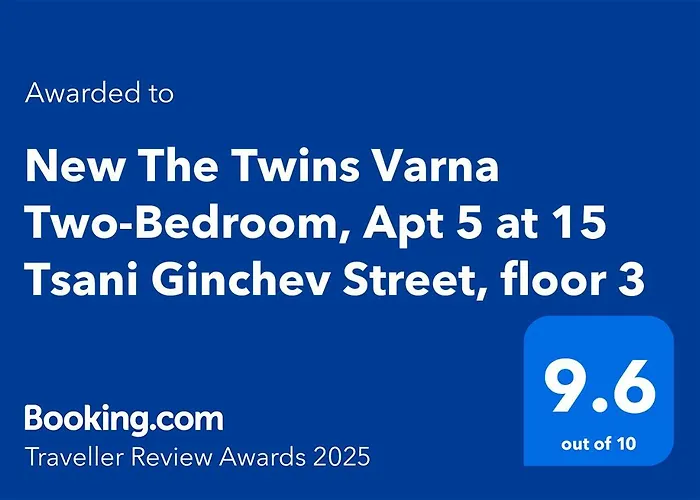New The Twins Two-bedroom, 5 At 15 Tsani Ginchev Street, Floor 3 Apartament Varna